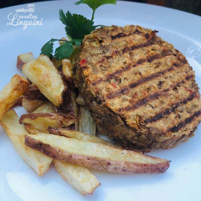 Burger Vegn en Eventos Linguini